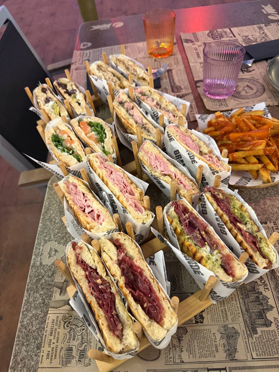 Selección de focaccias de Grande Focaccia